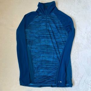 Champion Duo Dry 1/2 Zip 1/4 Pullover Workout Top Shirt Athletic Target Fitted